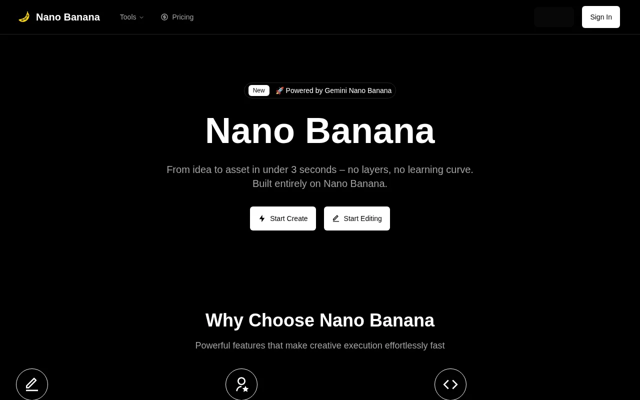 Nano Banana Ai — preview screenshot