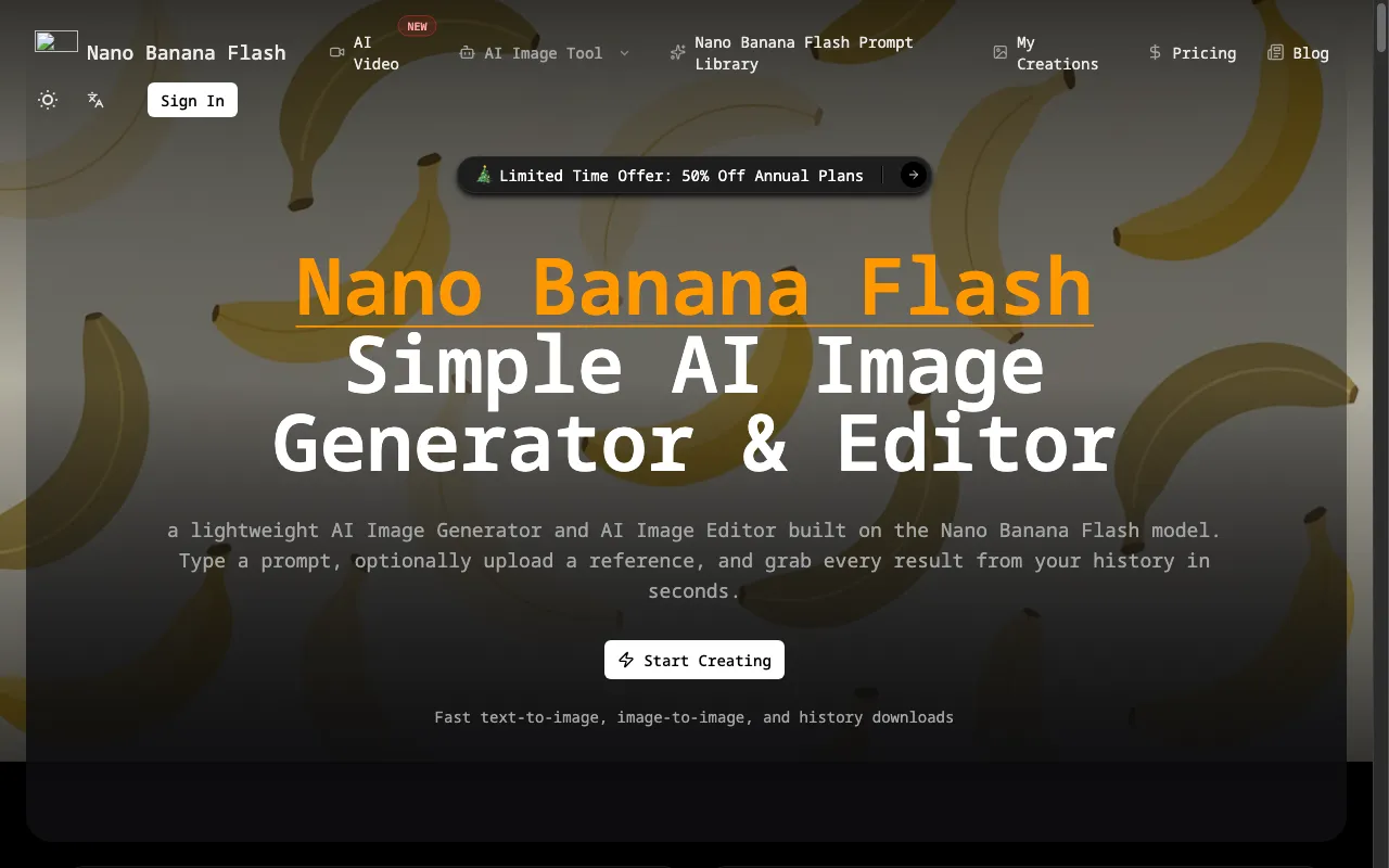 Nano Banana Flash — preview screenshot