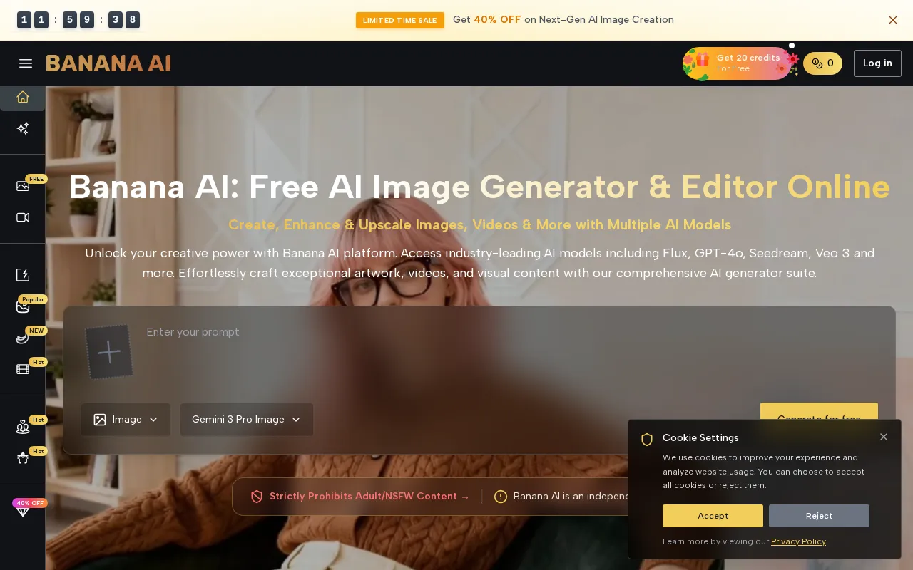 Nano Banana Image AI — preview screenshot