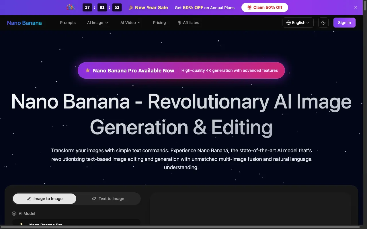 Nano Banana — preview screenshot