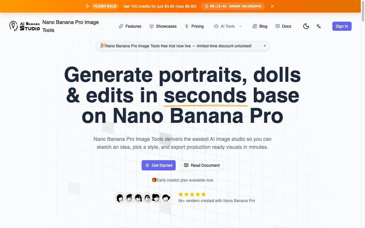 Nano Banana Pro Image Tools — preview screenshot