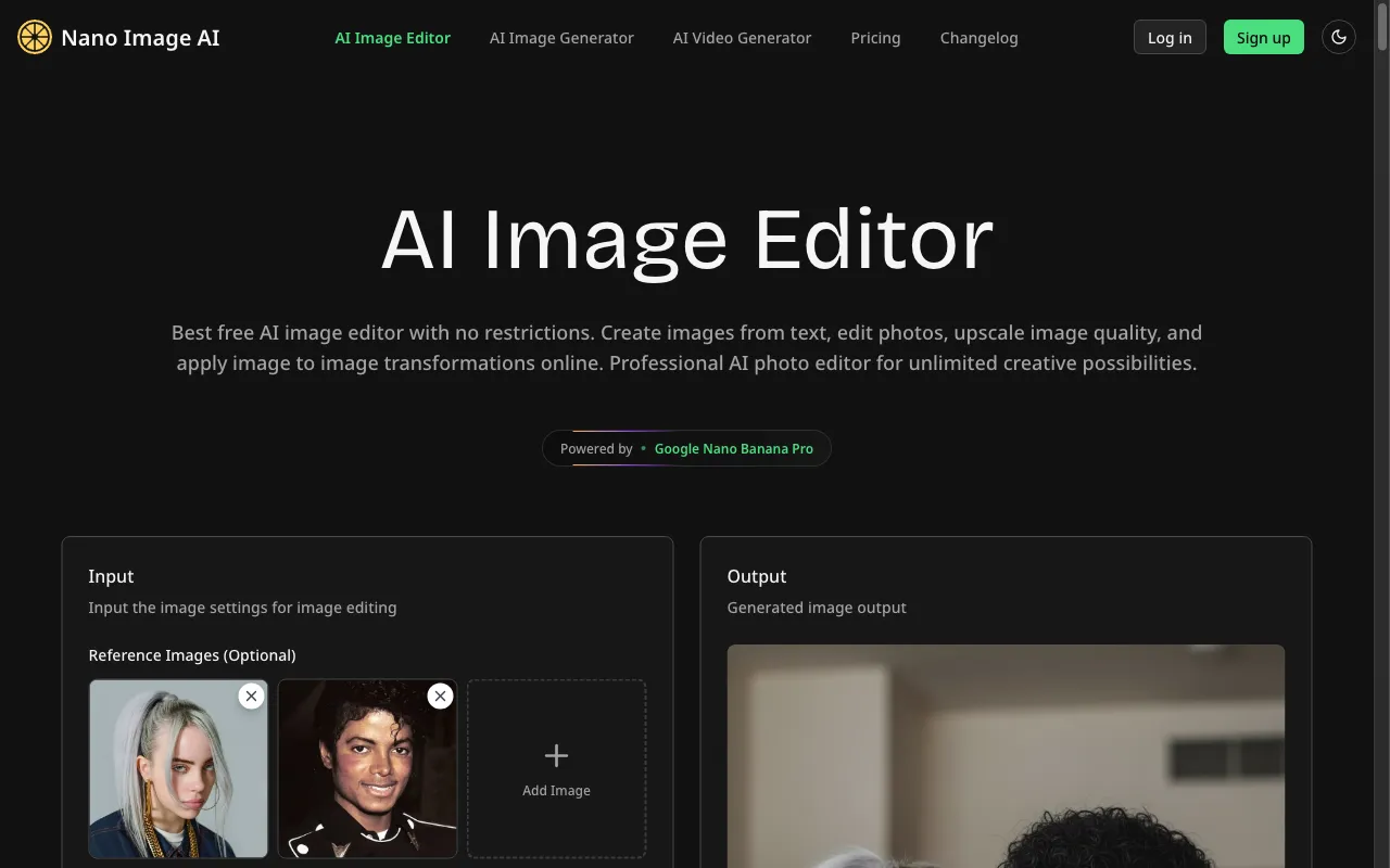 Nano Image AI — preview screenshot