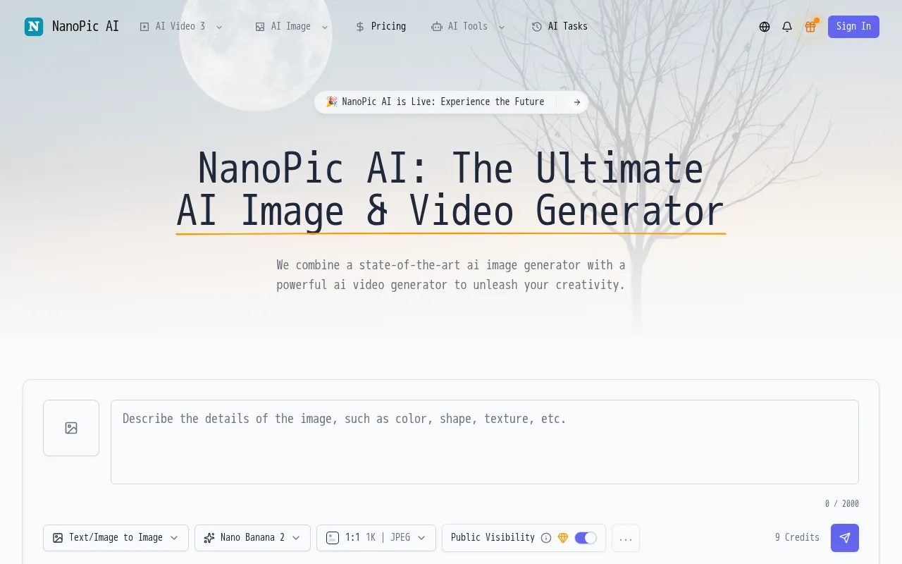 NanoPic AI — preview screenshot