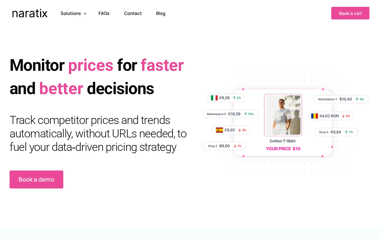 Naratix — pricing page