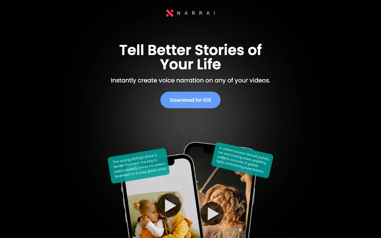 NarrAI — preview screenshot