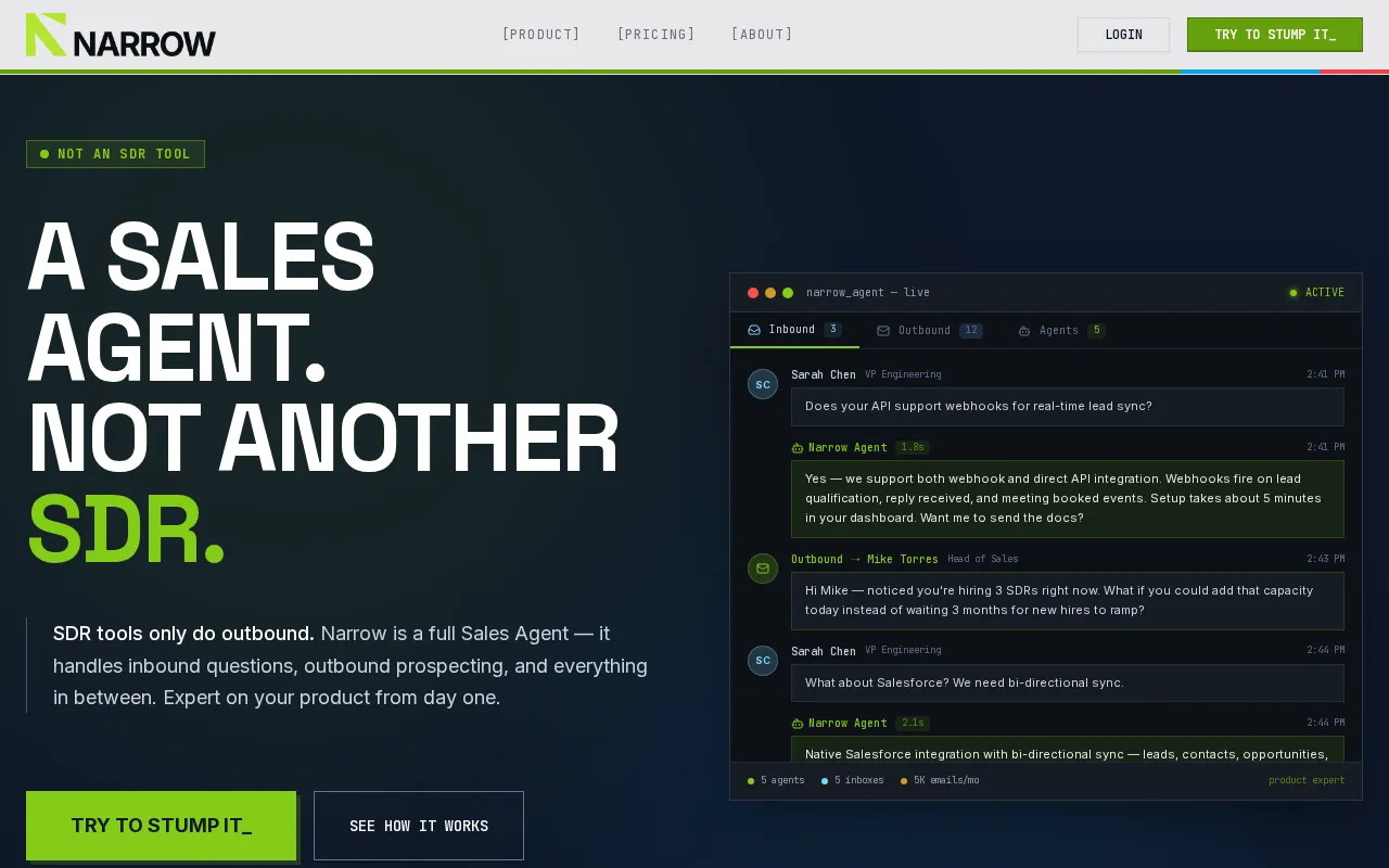 Narrow AI — preview screenshot