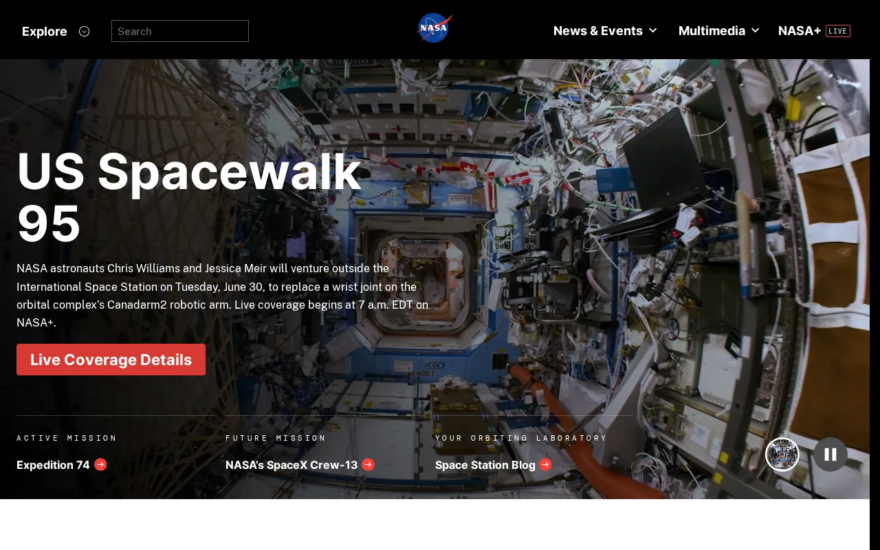 Nasa — preview screenshot