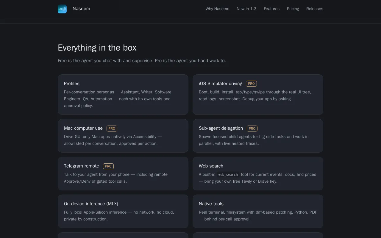 Naseem — pricing page