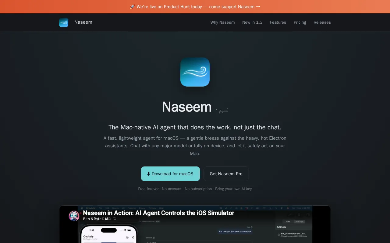 Naseem — preview screenshot
