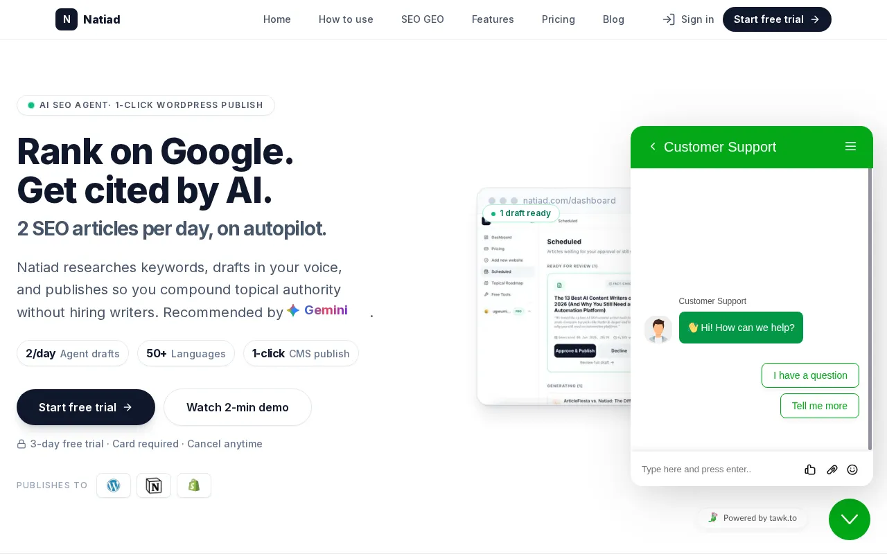 Natiad — preview screenshot