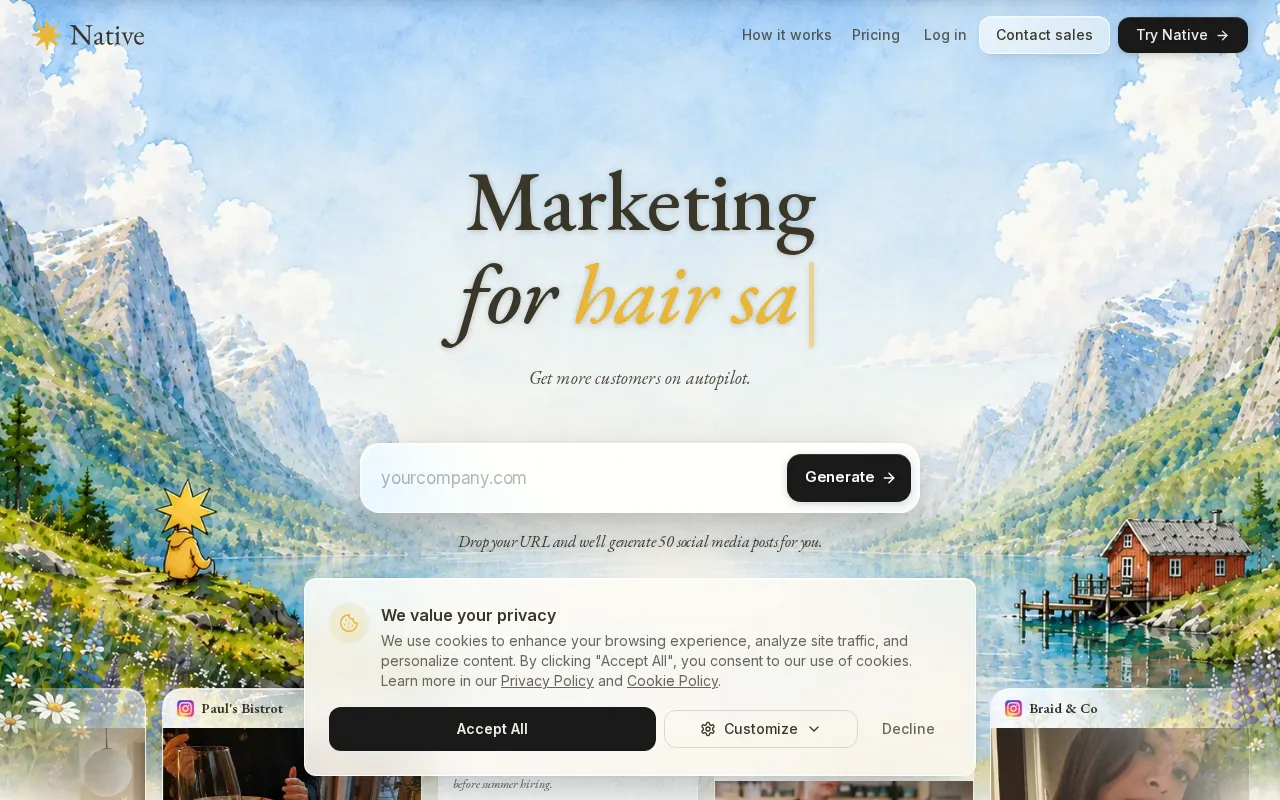 Native — preview screenshot