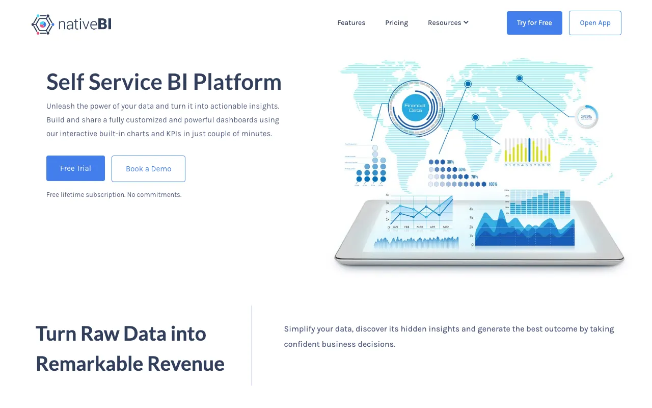 NativeBI — preview screenshot