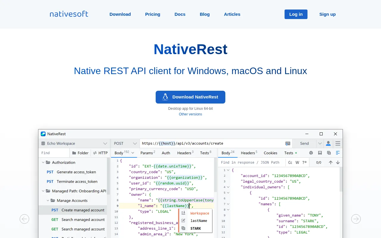 NativeSoft — preview screenshot