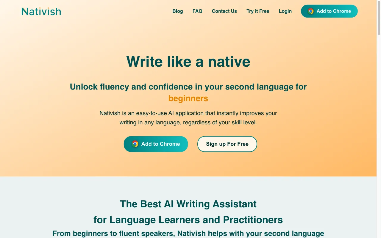 Nativish — preview screenshot