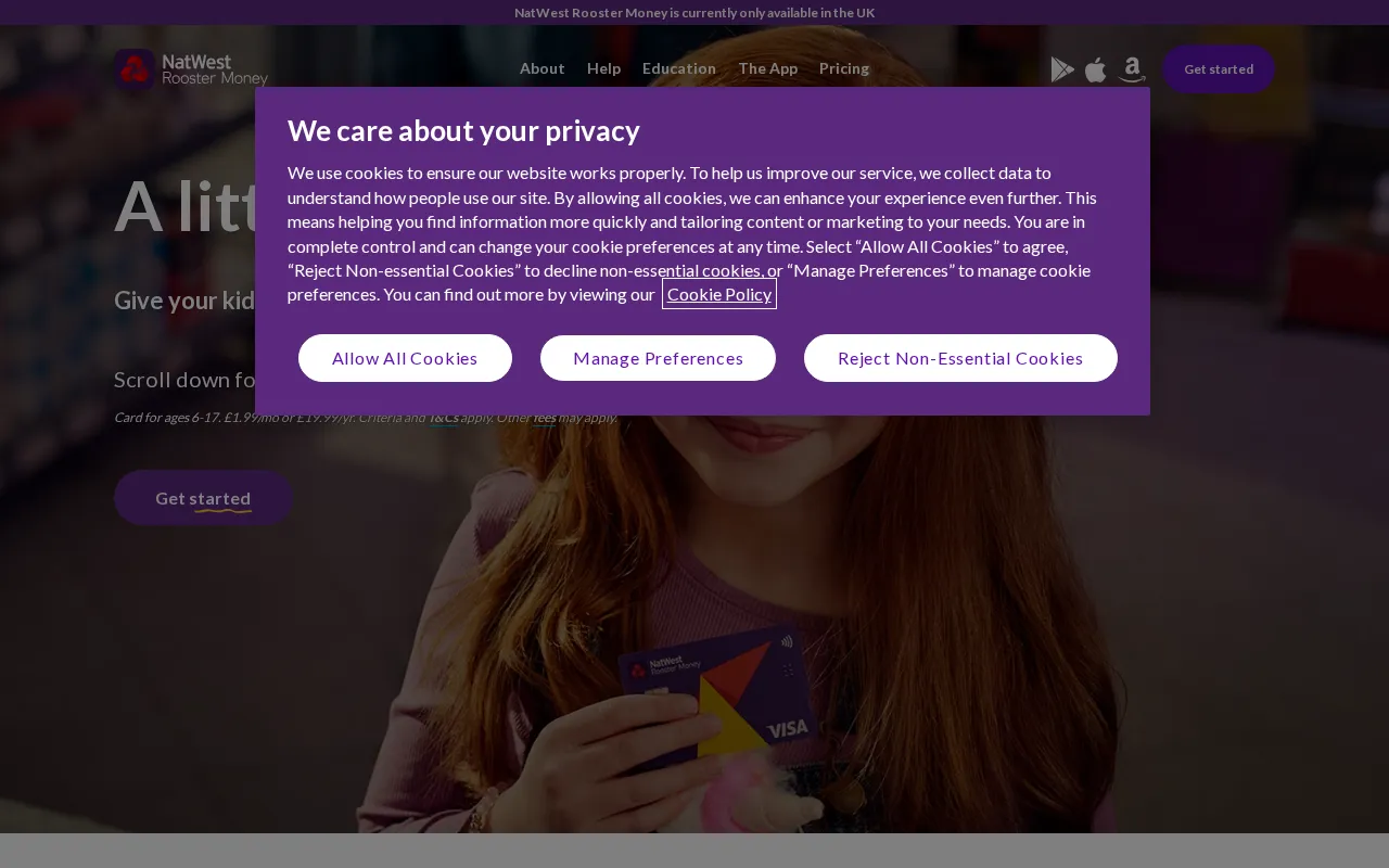 NatWest Rooster Money — preview screenshot