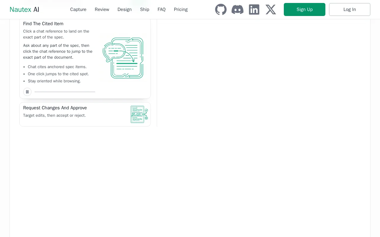 Nautex AI — pricing page