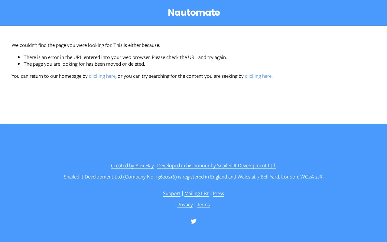 Nautomate — pricing page