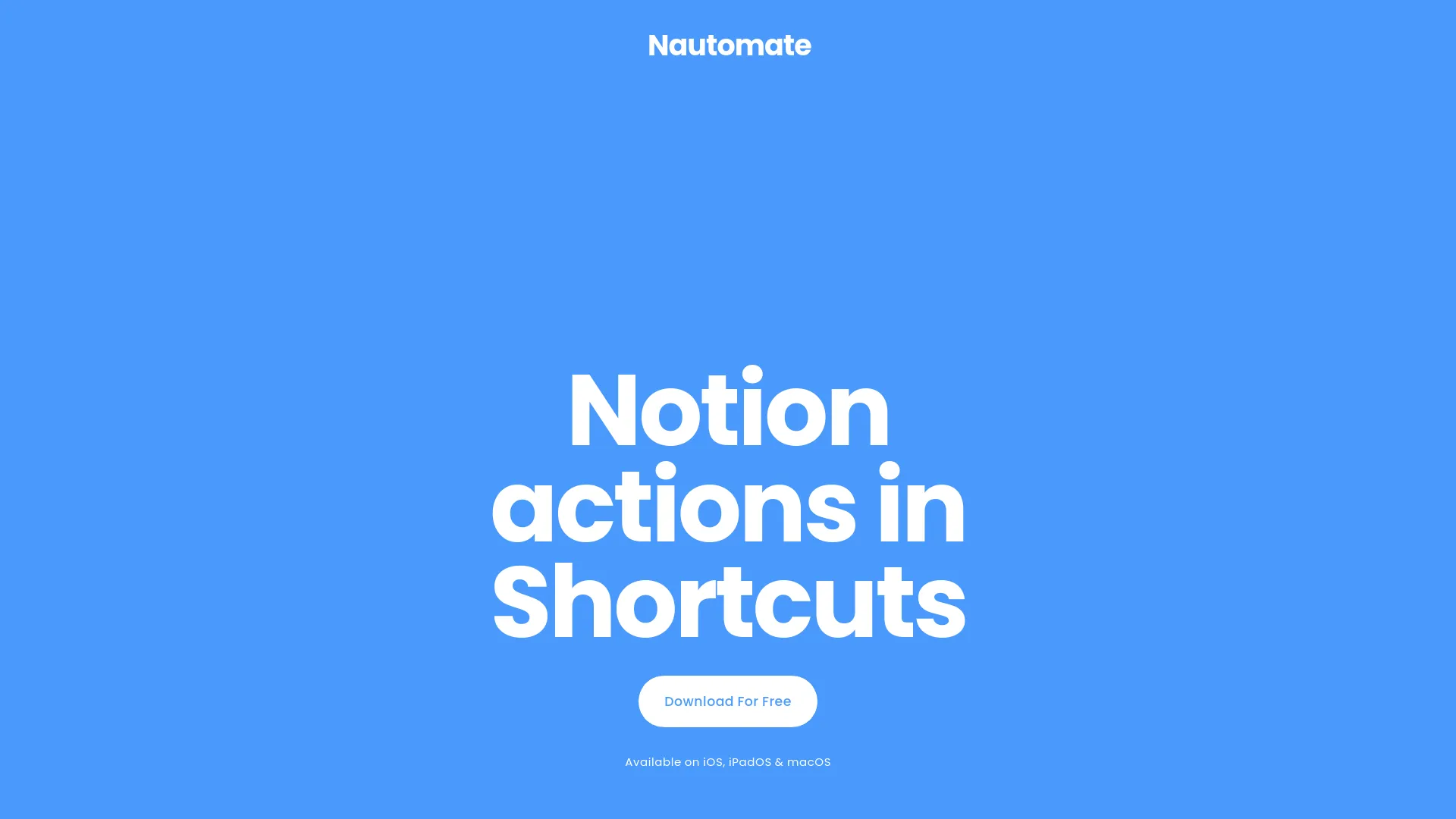 Nautomate — preview screenshot