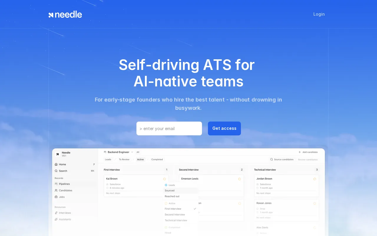 Needle — preview screenshot