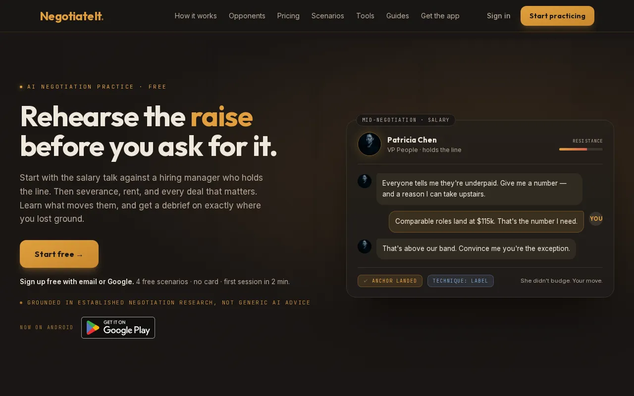 NegotiateIt — preview screenshot