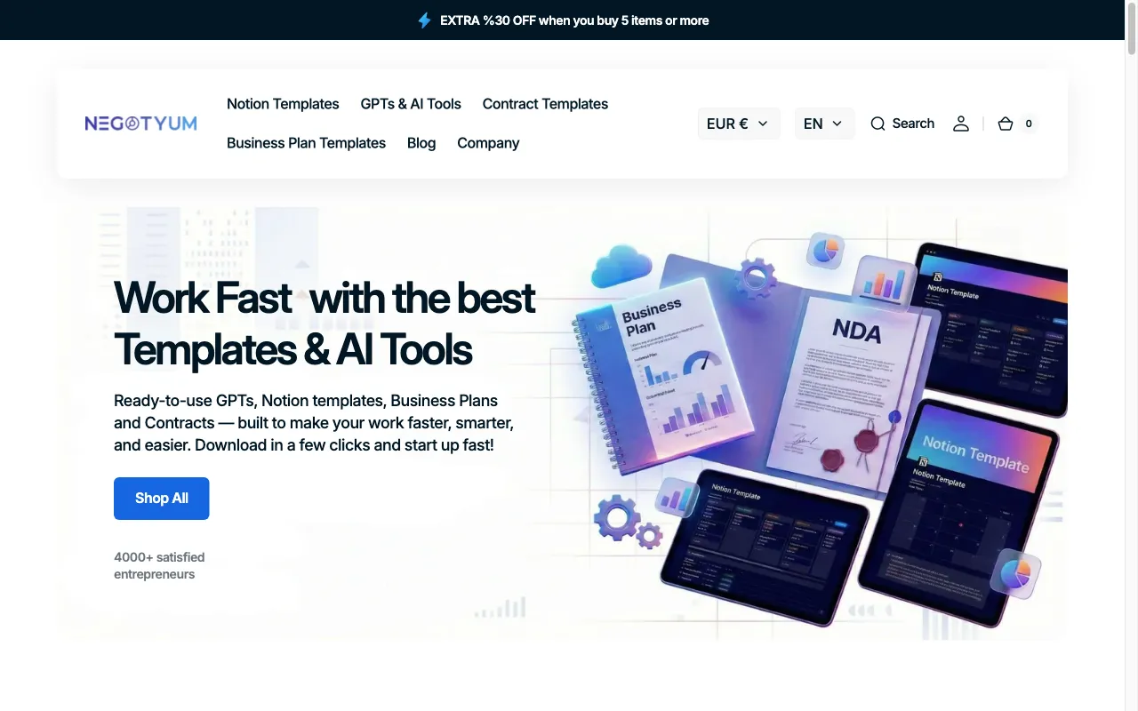 Negotyum — preview screenshot