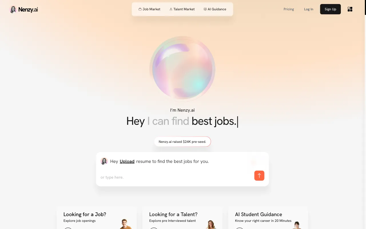Nenzy.ai — preview screenshot