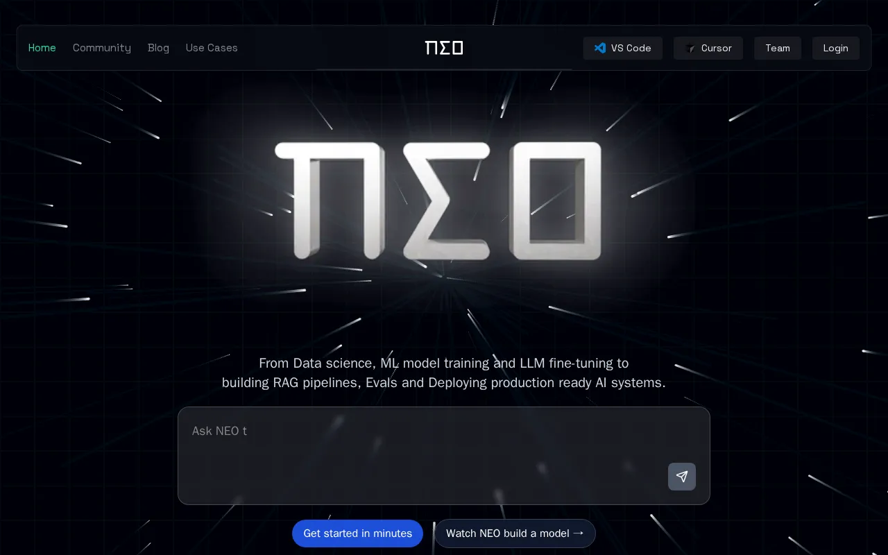 Neo AI engineer — preview screenshot
