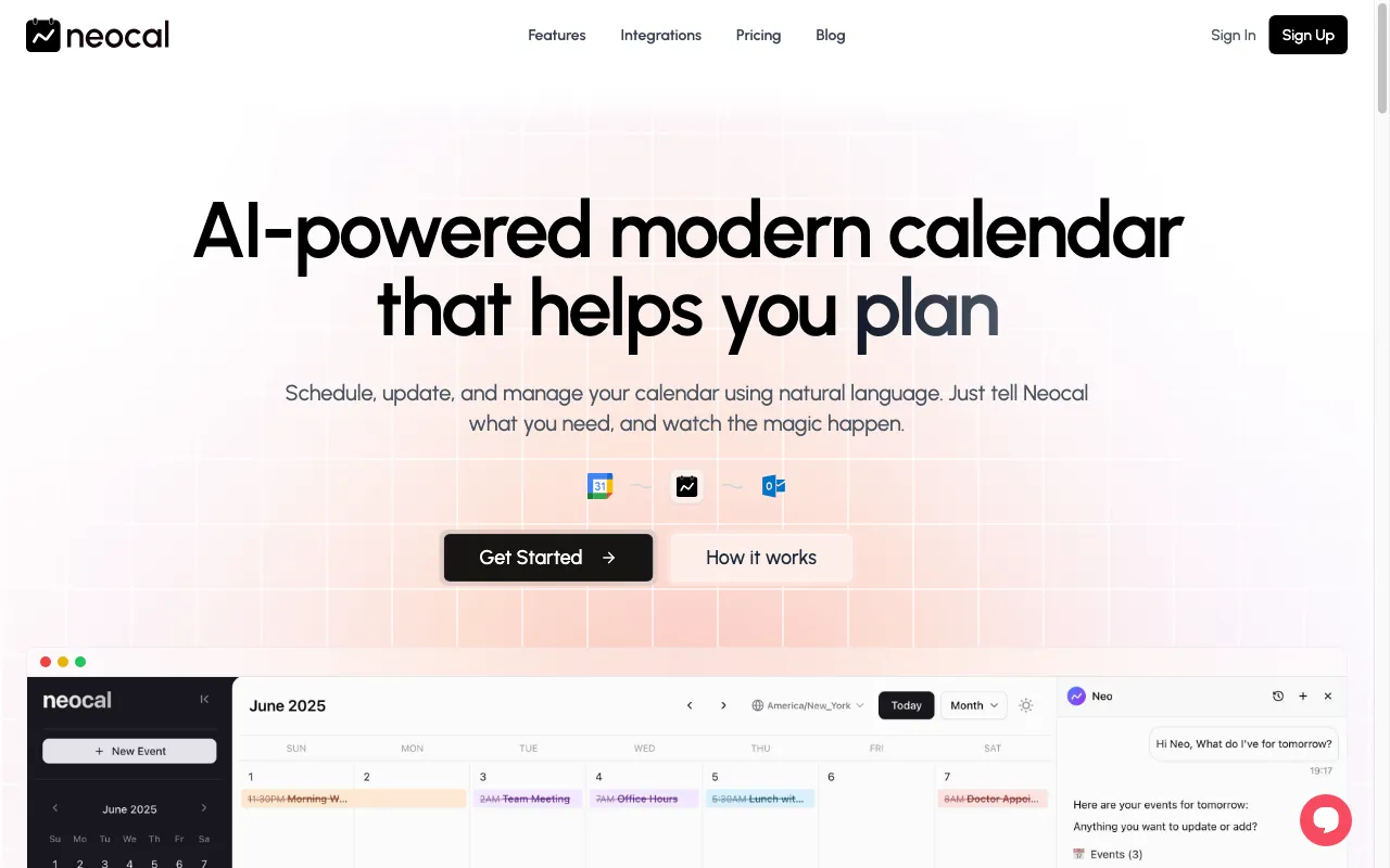 Neocal — preview screenshot