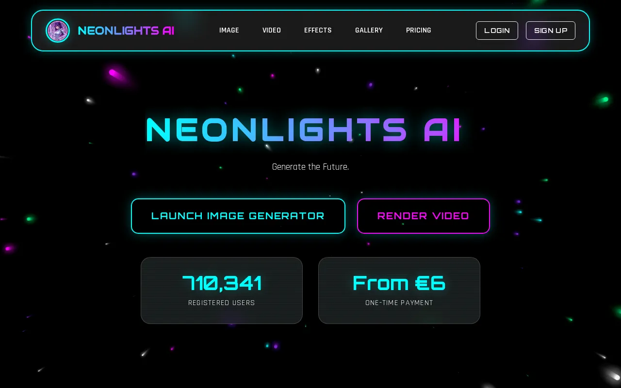 NeonLights AI — preview screenshot