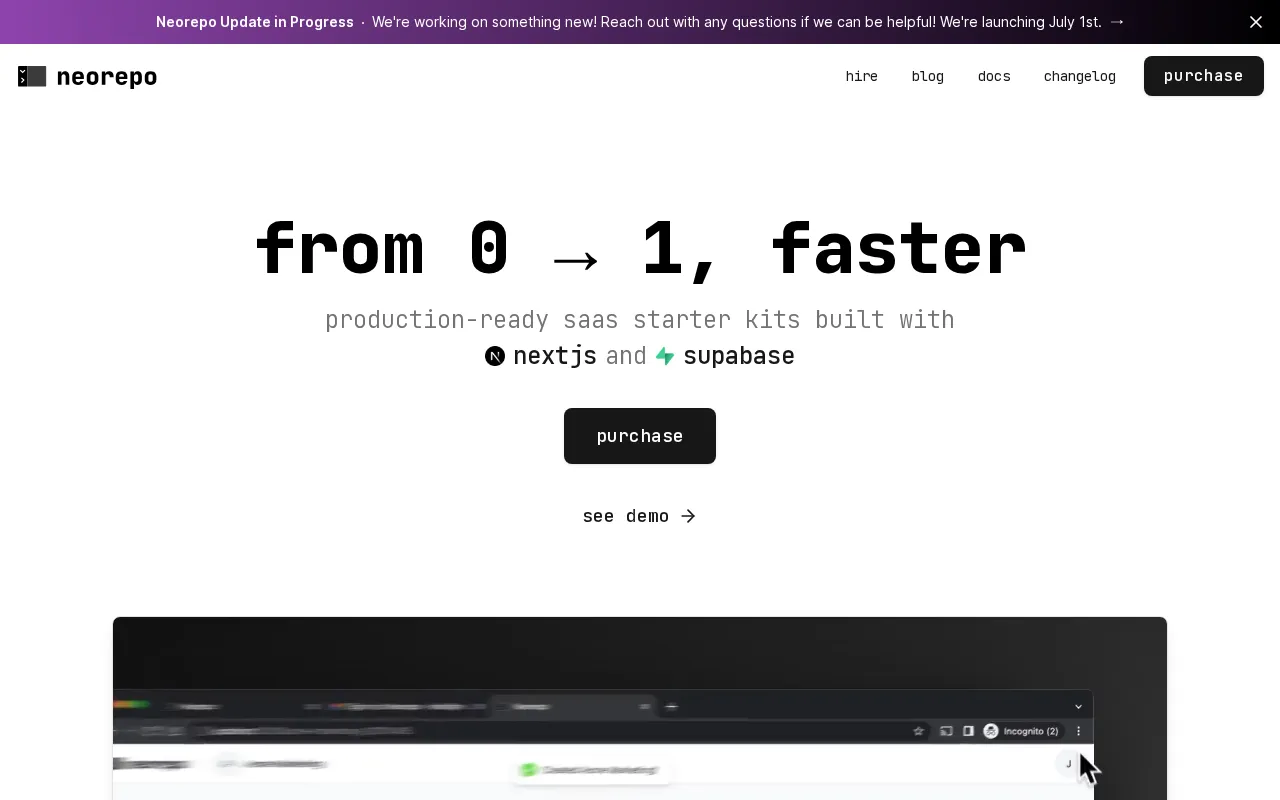 Neorepo — preview screenshot