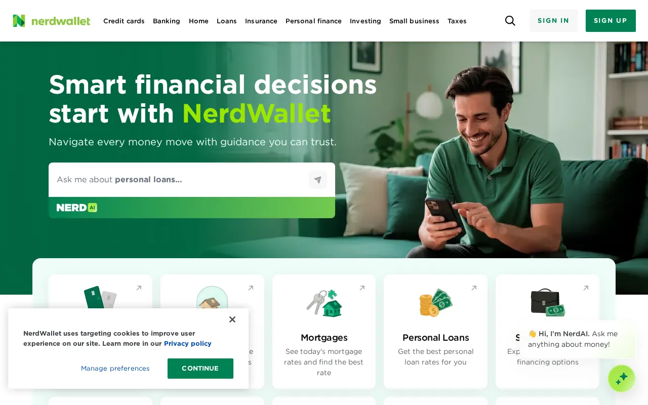 Nerdwallet — preview screenshot