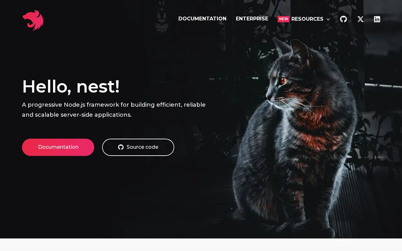 NestJS — preview screenshot