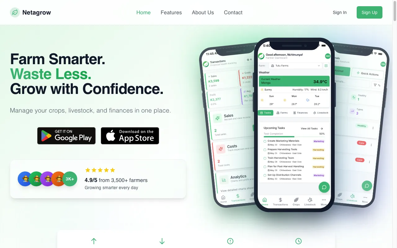 Netagrow — preview screenshot