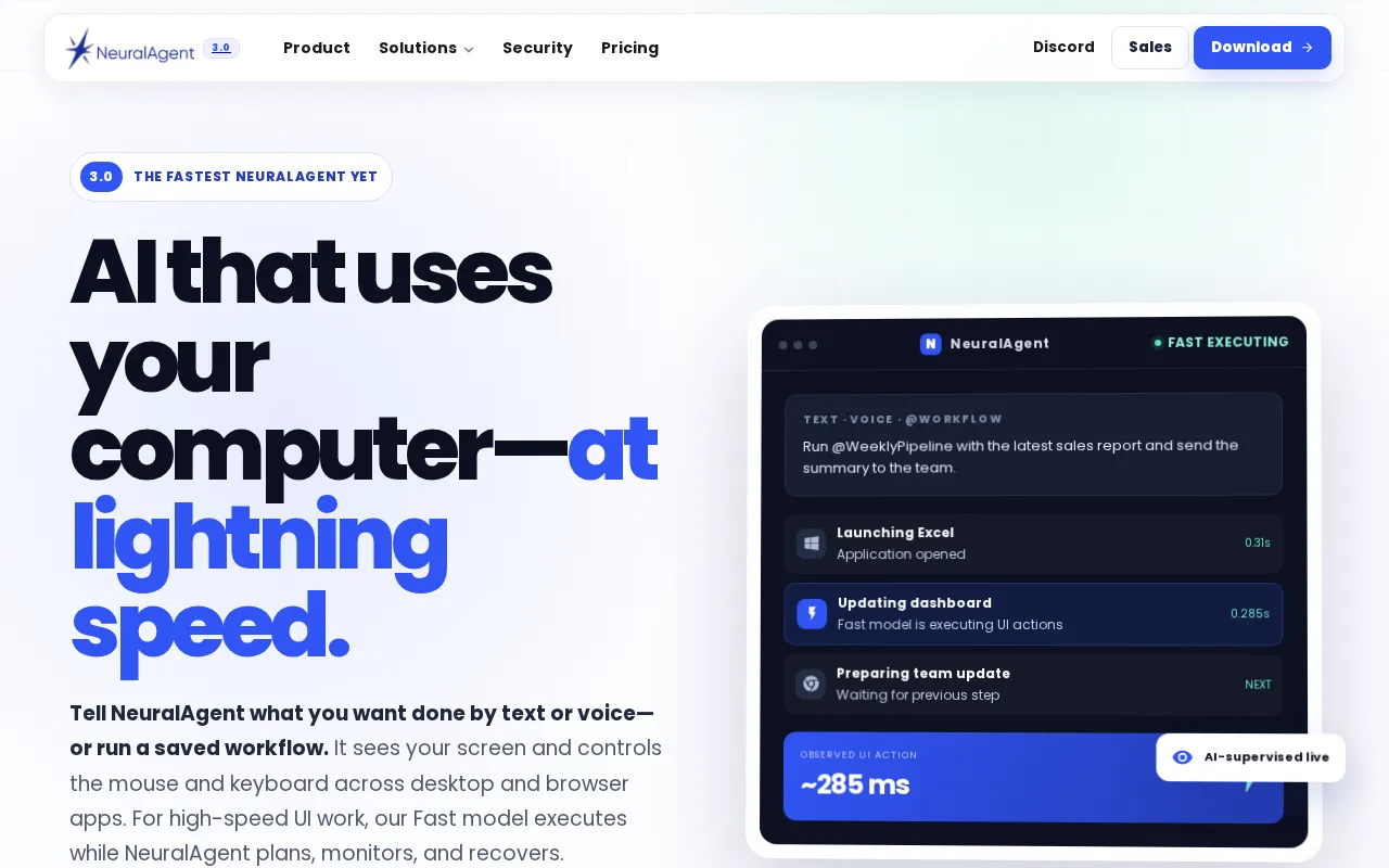 NeuralAgent — preview screenshot