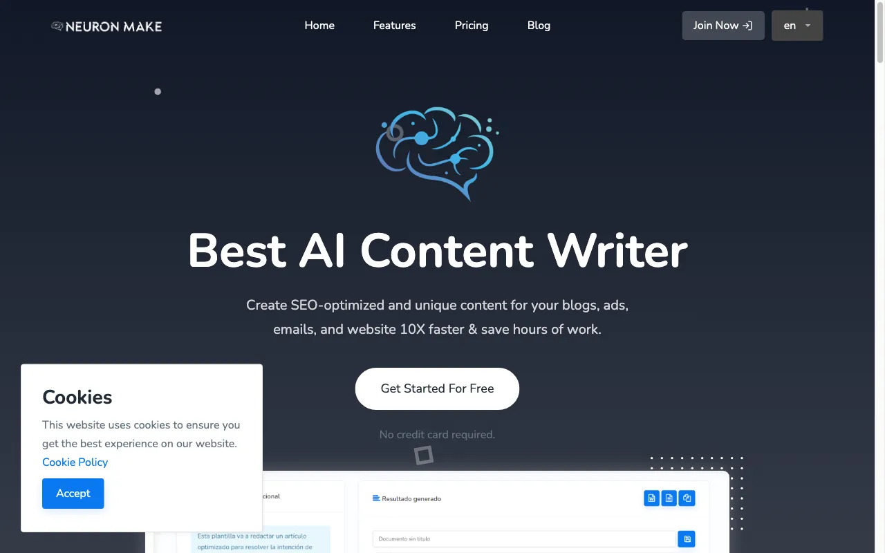 Neuron Make AI — preview screenshot