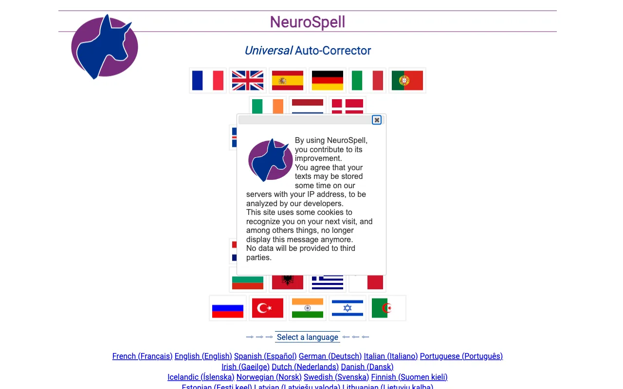 NeuroSpell — preview screenshot