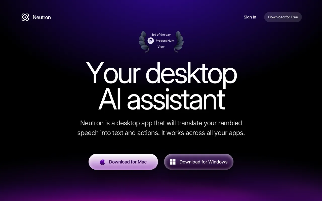 Neutron — preview screenshot