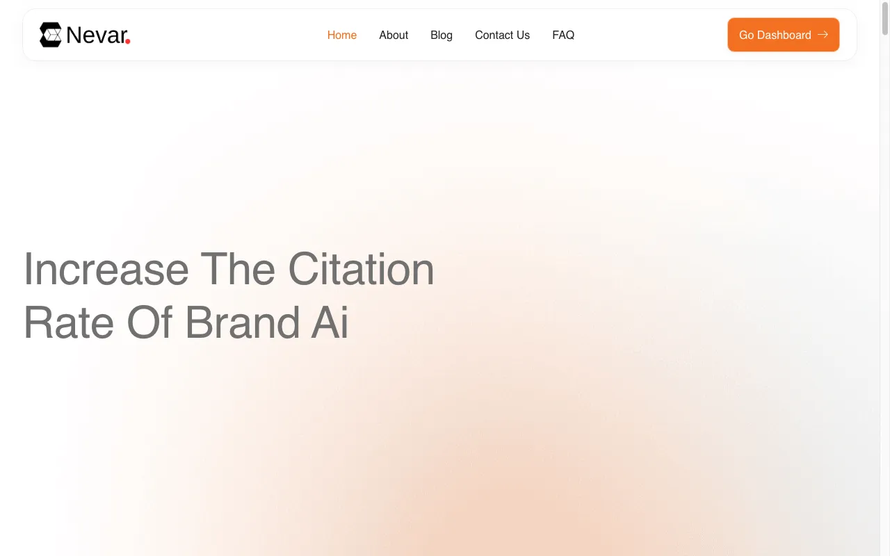 Nevar — pricing page