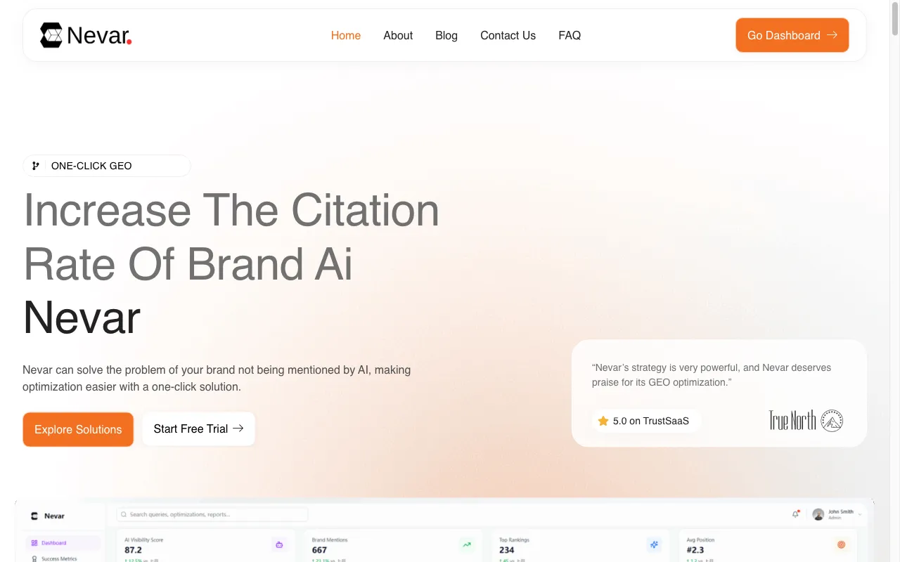 Nevar — preview screenshot