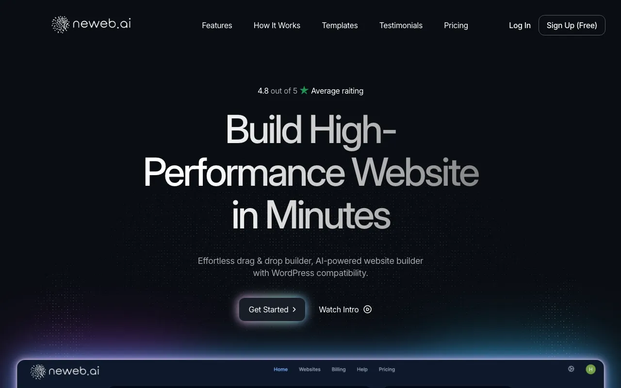 Neweb.ai — preview screenshot