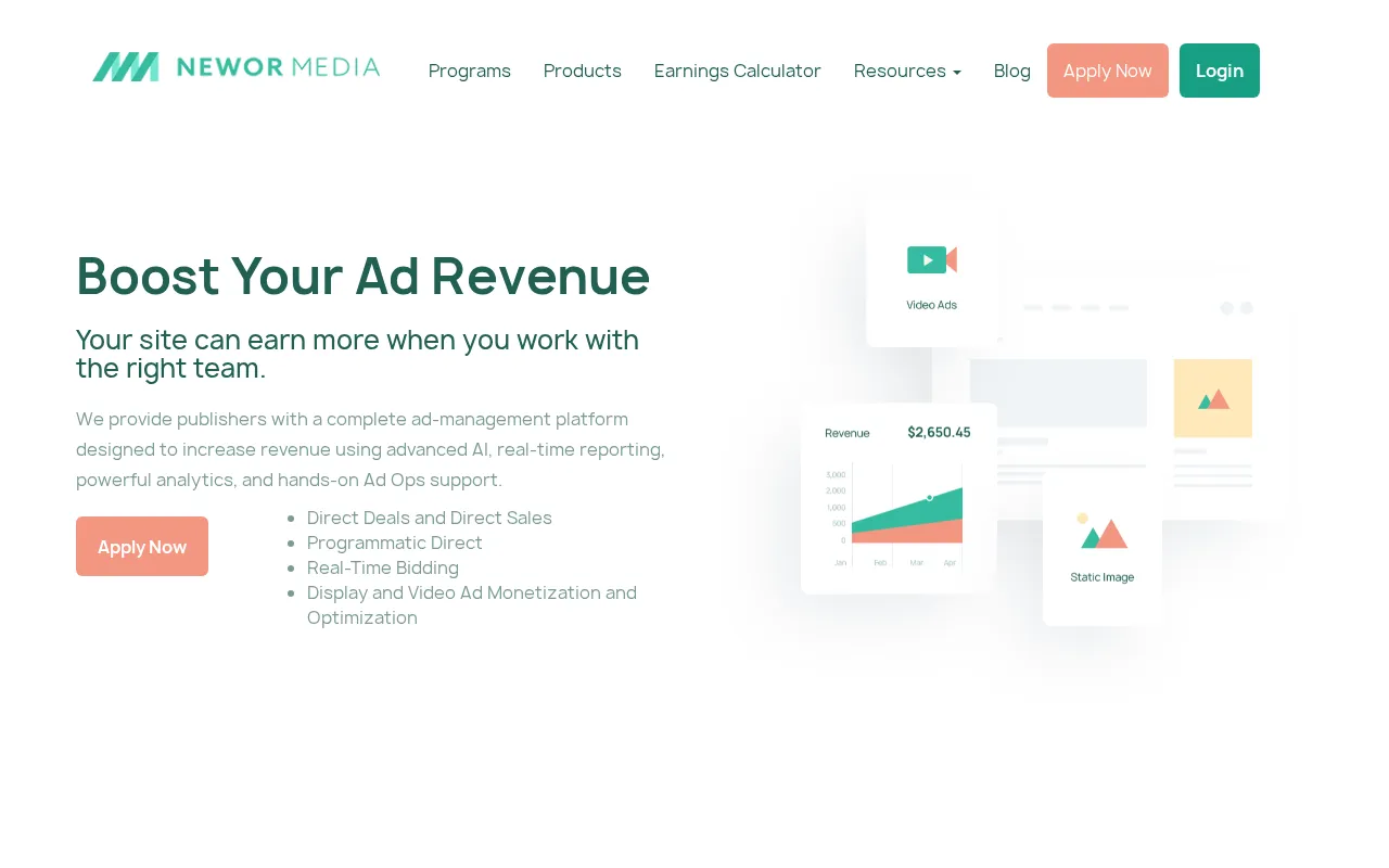 Newor Media — preview screenshot
