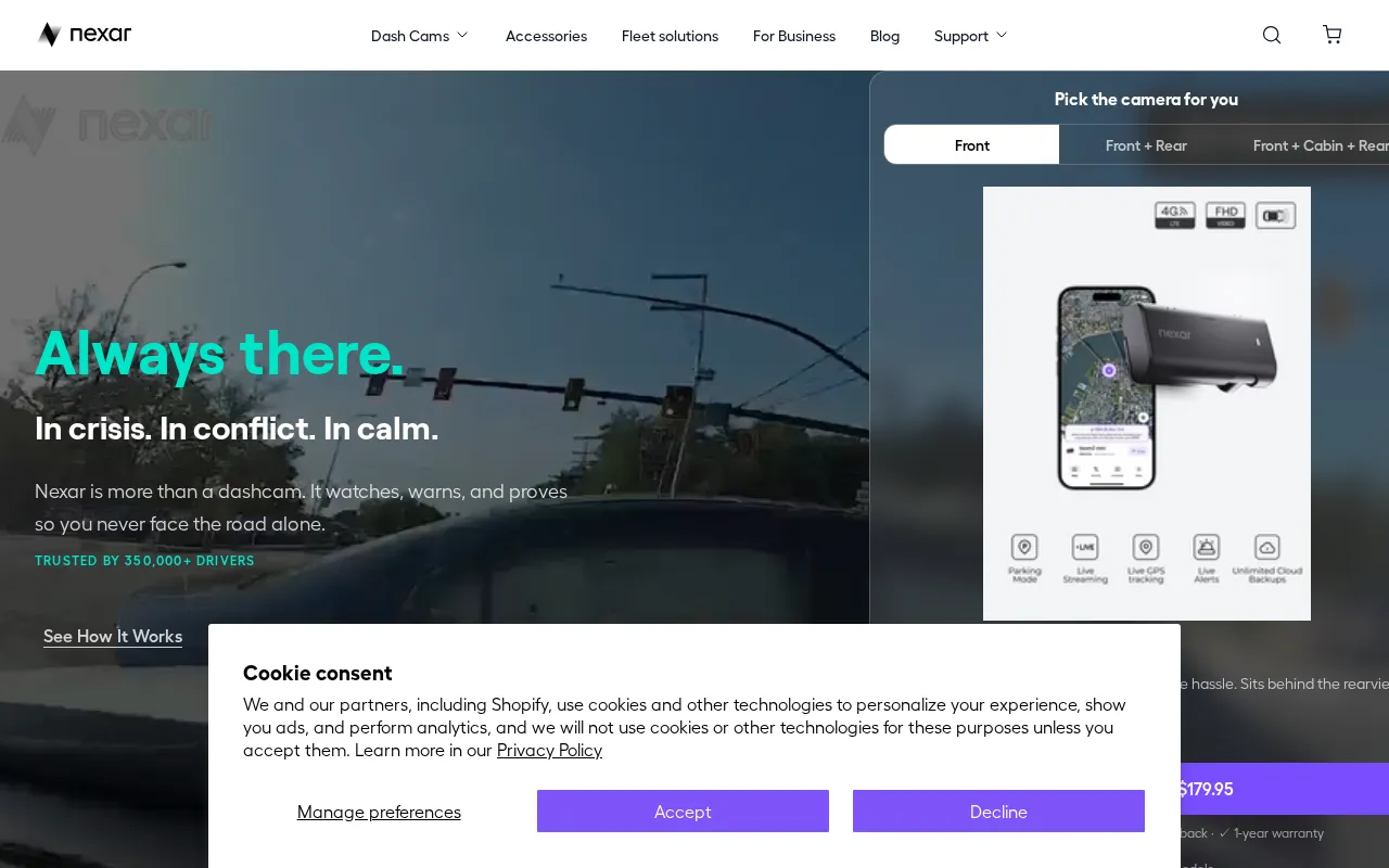 Nexar — preview screenshot
