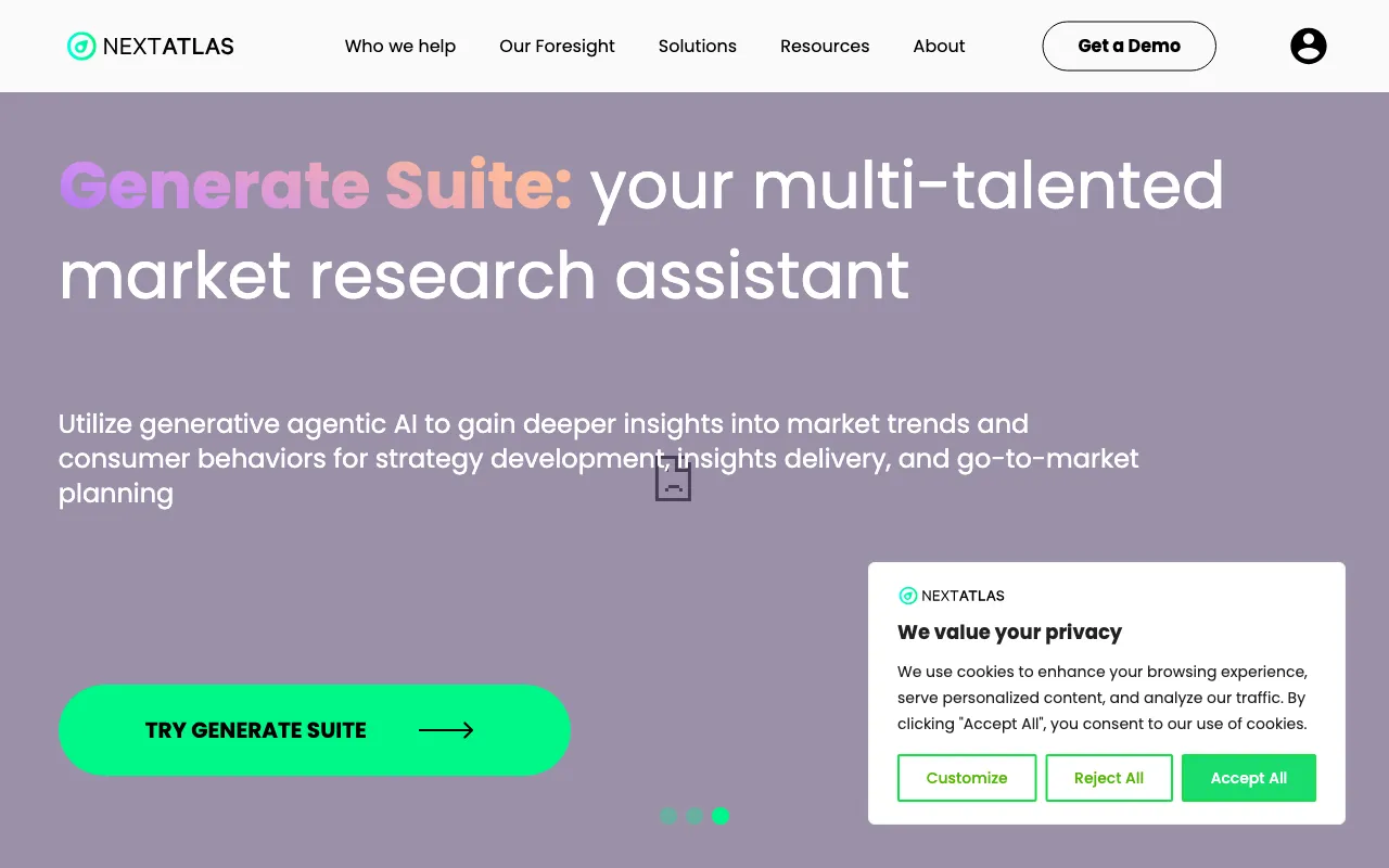 Nextatlas Generate — preview screenshot