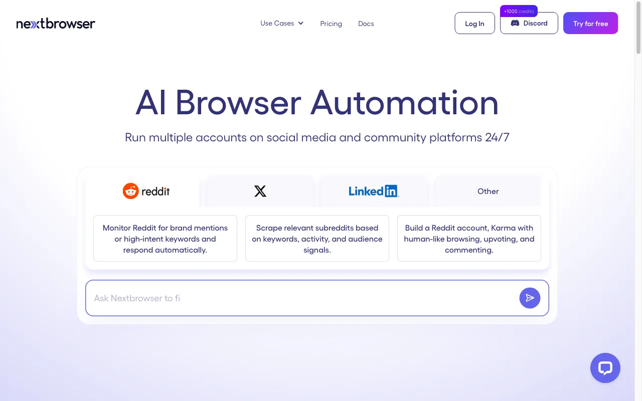 Nextbrowser — preview screenshot