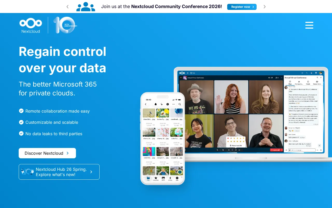 Nextcloud — preview screenshot