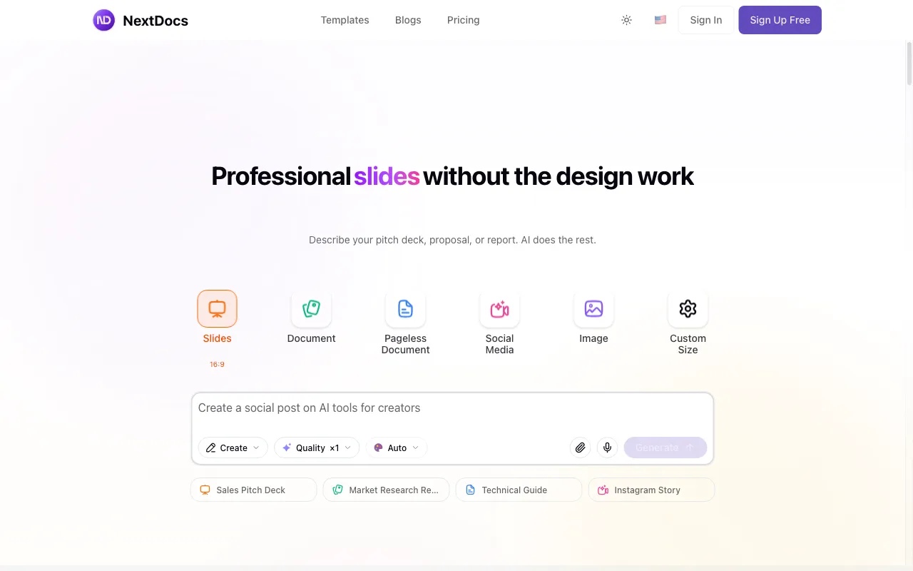 NextDocs — preview screenshot