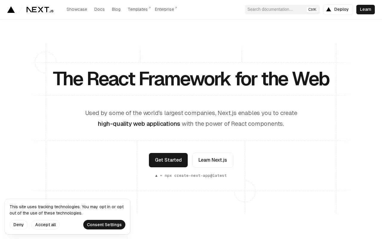 Next.js — preview screenshot