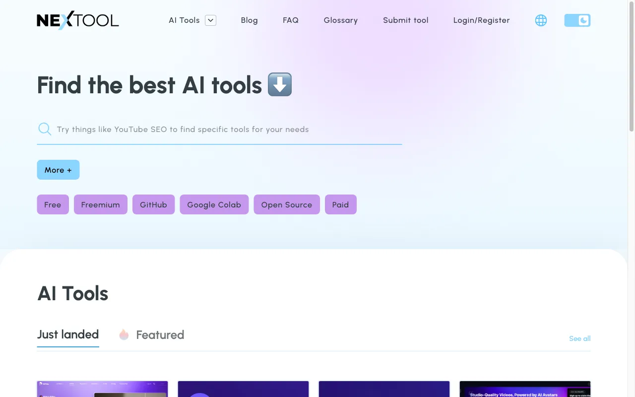 Nextool — preview screenshot