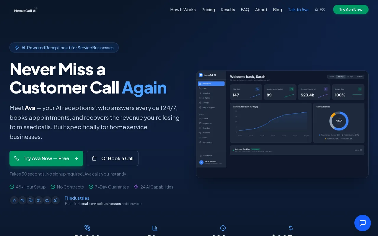 NexusCall AI — preview screenshot