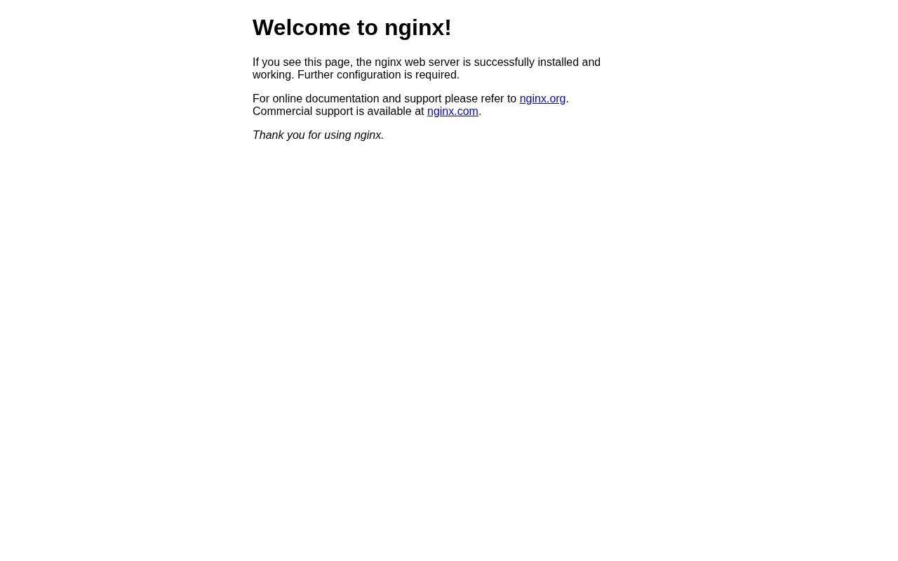 nginx — preview screenshot